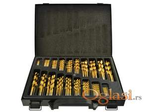 Set Burgija HSS za Metal titan 1-10 mm 170 kom